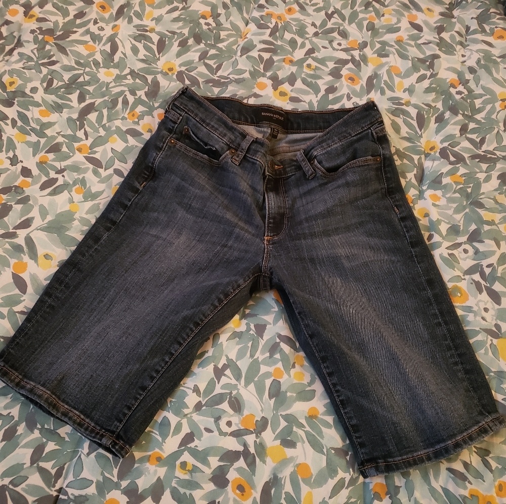 Banana Republic Bermuda Jean Shorts